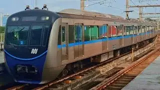 MRT Jakarta North South Line MRTJ Nippon Sharyo 1000 Series Cipete Raya TUKU - Bundaran HI Bank JKT