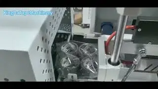 Adhesive tape packaging machine in flat packaing way,and with automatic labeling function.