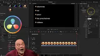 Faire une liste avec Davinci Resolve 18