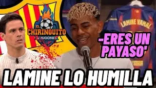 😱😭 LAMINE YAMAL HUMILLA AL CHIRINGUITO Y A EDU AGUIRRE EN EL D&Iacute;A DE SU RENOVACI&Oacute;N -Eres BASURA Edu''