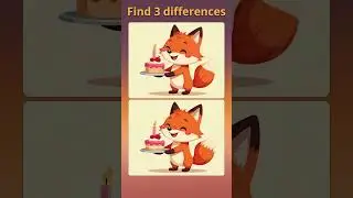 Find 3 Differences &ndash; Spot the Difference Challenge #Shorts Perfect for Brain Training 🧠