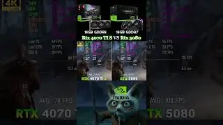 Rtx 5080 против Rtx 4070 ti super #pcgaming #pc #pcbuilding #gpu #computerhardware #comparison #n...