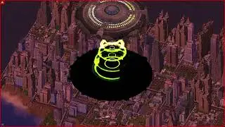 SimCity 4 Disaster Mode - Lower Manhattan has Fallen.