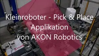 Pick and place robots | Small Robot - Application by AKON Robotics