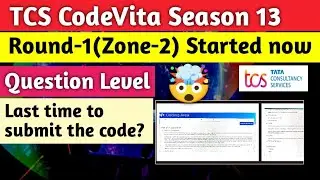 Codevita Round-1(Zone-2)Question level🤯|Last time to submit the code🤔|plagiarism🎯#tcscodevita #tcs