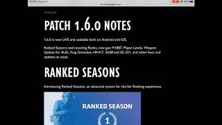 1.6.0 PATCH NOTES - Critical Ops Update