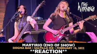 Musicians REACT to The Warning: Martirio (Saltillo, February 18 2022)