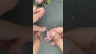 How to Make Flower Beads Bracelet #shorts #beadedbracelet