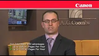A.G. Coombs Benefits from Canon ColorWave 650 Wide Format Printer