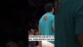 Wow amazing #brandonmiller defense with #steal in ferocious #slamdunk 🤯🔥