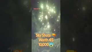 ₹10,000 Sky Shots Testing 😱🎆|Itne Mehnge Fireworks Ka Blast Dekho😍|Kridha Vlogs|#Shorts#skyshot