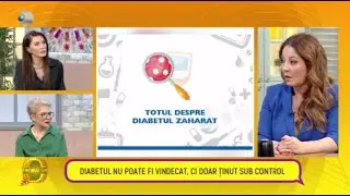 Follow us! - Dr. Corina Aricescu, diabetul: cauze, simptome, tratament si alimentatie!
