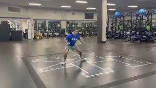 LAT SHUFFLE TO STICK TO BACKPEDAL