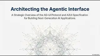 How do AG-UI and A2UI protocols standardize communication between AI agents and users?