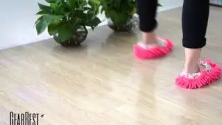 Chenille Mopping Dusting Practical Cleaning Shoes from GearBest.com