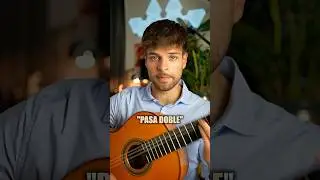 How to Play &laquo;Paso Doble&raquo; flamenco acoustic guitar easy level for beginner tutorial #shorts #guitar