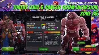 Danger Room Incursions Threat Level 6 Zone 25 Hercules Vs 446700 PI Juggernaut
