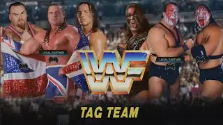 WWE2K24 PS5 (WWF Era) - The Hart Foundation with British Bulldog Vs Demolition