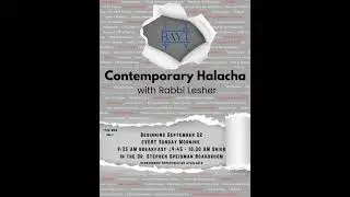 Rabbi Lesher - Sharing the Burden? On Drafting Yeshiva Students into the IDF - Part 1