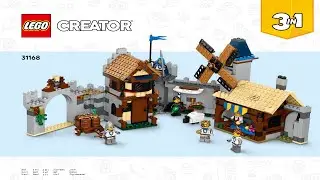 LEGO Instructions - Creator - 31168 - Medieval Horse Knight Castle - 3 in 1 (Book 2)