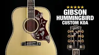 Gibson Hummingbird Custom Koa - A Very Rare Bird!