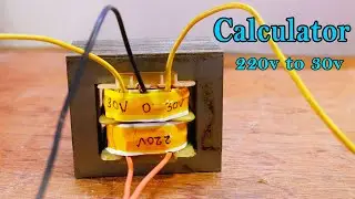 How to Calculator Transformer Windings