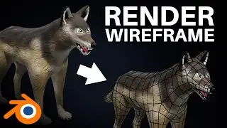 How to Render Wireframe Objects in Blender