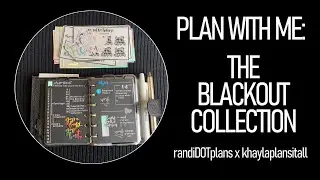 Plan with me: The Blackout Collection!