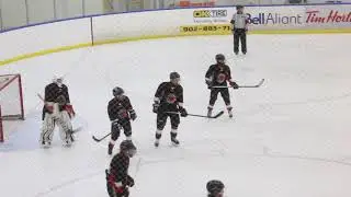 HOCKEY fight at Midget A Halifax Hawks vs East Hants