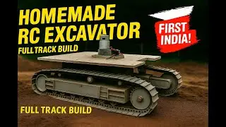 Homemade RC Excavator CAT 395 | India&rsquo;s First 1/10 Scale Full Hydraulic Build