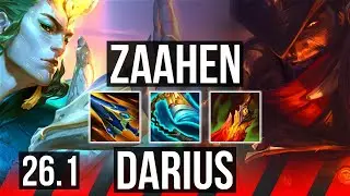 ZAAHEN vs DARIUS (TOP) | 48K damage | EUNE Master | 26.1