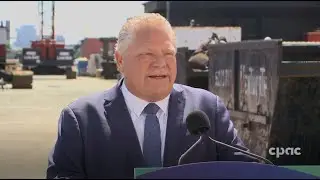 Ontario Premier Doug Ford announces funding for skills training for shipbuilding  &ndash; July 13, 2023