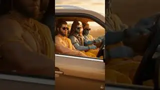 Hindu Gods Vibing on Song MemeTemplate | Shiv ji driving Car memeTemplate | Trending Reel #shorts