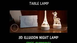3D ILLUSION NIGHT LAMP
