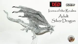 369: Обзор игры WizKids D&D Adult Silver Dragon (Icons of the Realms)