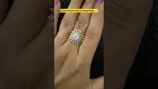 Zaveri Pearls Zircon finger Ring 💍| Amazon Haul