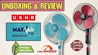 Unboxing & Review Usha Maxx Air Ultra Pedestal Fan 2026⚡️Honest Review | Worth Buying? 