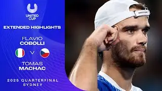 Flavio Cobolli v Tomas Machac Extended Highlights | United Cup 2025 Quarterfinal