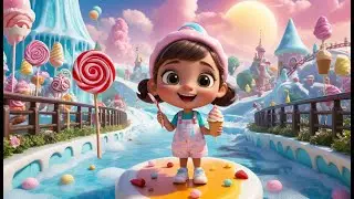 The Ice Cream Bridge Melts Away | Fun Ice Cream Song for Kids | Sweet Treat Rhyme for Toddlers