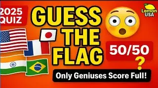 🌍 Guess the Country! | 50 Flags Quiz Challenge 2025 🏳️ | Ultimate Geography Test