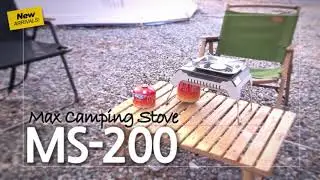 MAXSUN MODEL, MS-200, A Foldable Portable Outdoor Camping Stove Can Literally Fit In Your Bag.