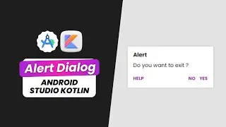 Alert Dialog in Android Studio Kotlin