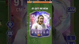 91 Guti Review in EA FC 25, he's really good 🤩 #shorts #short #fc25 #eafc25 #fcfantasy #fantasyfc