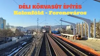 DÉLI KÖRVASÚT ÉPÍTÉS FRADIIG, MAJD BEHALADÁS A KELETIBE HÁTSÓ ABLAKBÓL