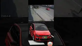 Polo car fell off on the flyover #polo #flyover #crash #safty #dhoni #virat #india #latest #shorts