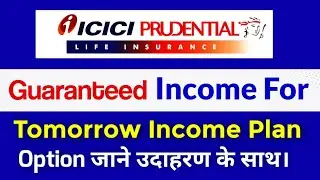 icici prudential guaranteed income for tomorrow income plan option | guaranteed income for tomorrow