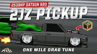 Building the CRAZIEST Pickup Truck In Pixel Car Racer