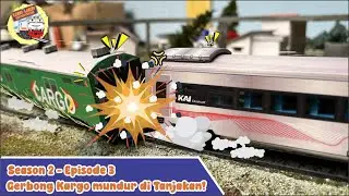 Gerbong Kargo Mundur di Tanjakan Licin! 🚂⚠ | Loko Land Adventures S2 EP.3 | Kartun Anak Edukatif