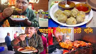 Agra Sadar Bazar Chat Gali/আগ্রার চাট গলি /Street Food /Agra Travel Guide