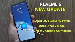 Realme 6 : New Update With April 2020 Security Patch